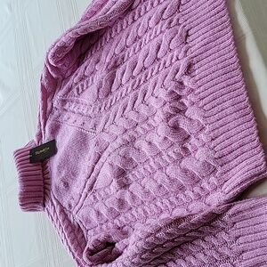 Cozy Pink Turtleneck Sweater